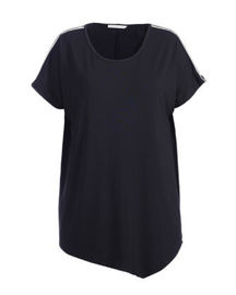 Casual Fashion Ladies Blouse Basic Tee Shirt With Round Neck Eco - Friendly